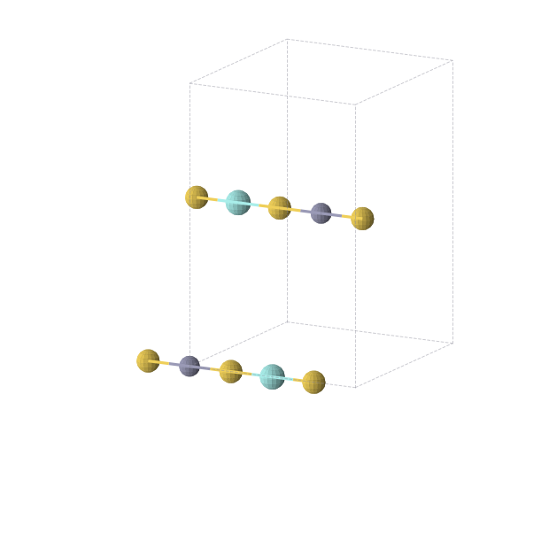Crystal structure of Au2Y1Zn1 (orthorhombic, Immm (No. 71))