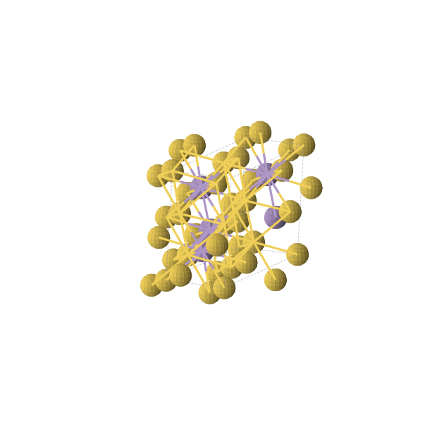 Crystal structure of Au5Mn2 (monoclinic, C2/m (No. 12))