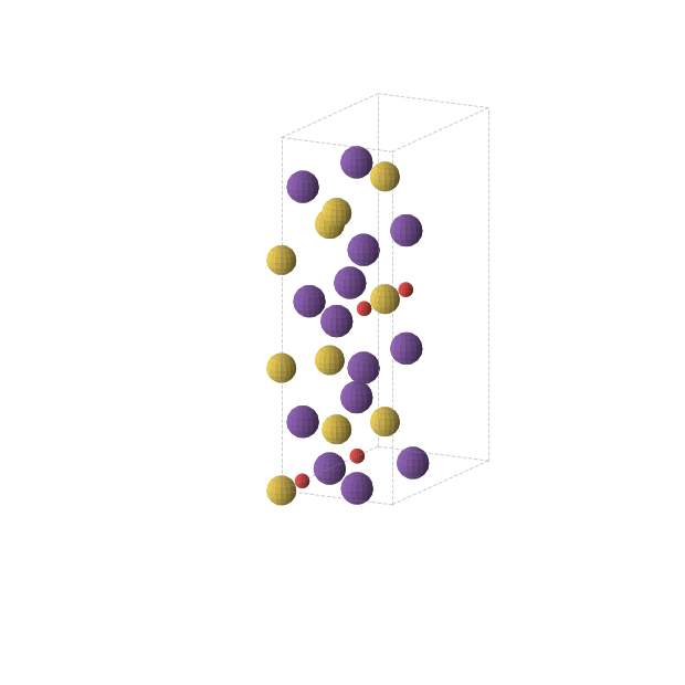 Crystal structure of Rb7Au5O2 (orthorhombic, Immm (No. 71))