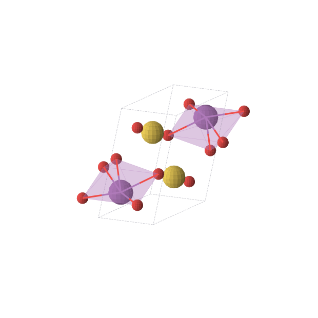 Crystal structure of BiAuO2 (monoclinic, P21/m (No. 11))