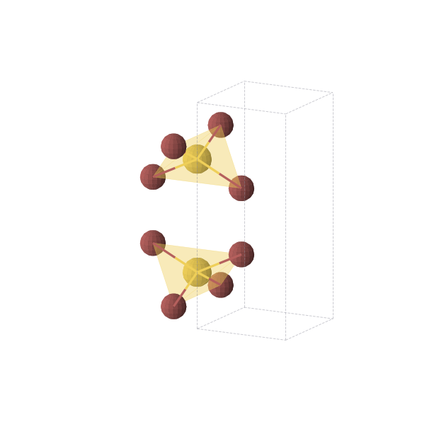 Crystal structure of AuBr2 (tetragonal, P42/mmc (No. 131))