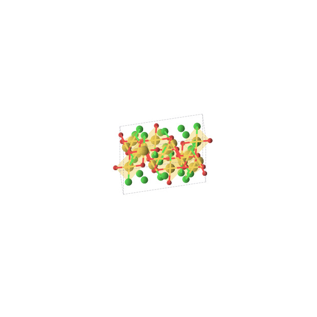 Crystal structure of AuClO (trigonal, R-3 (No. 148))