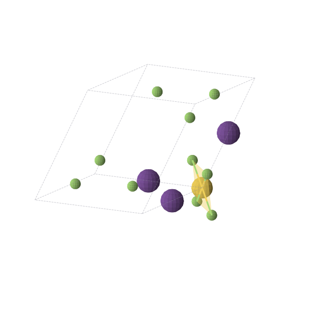 Crystal structure of AuCs3F6 (triclinic, P-1 (No. 2))