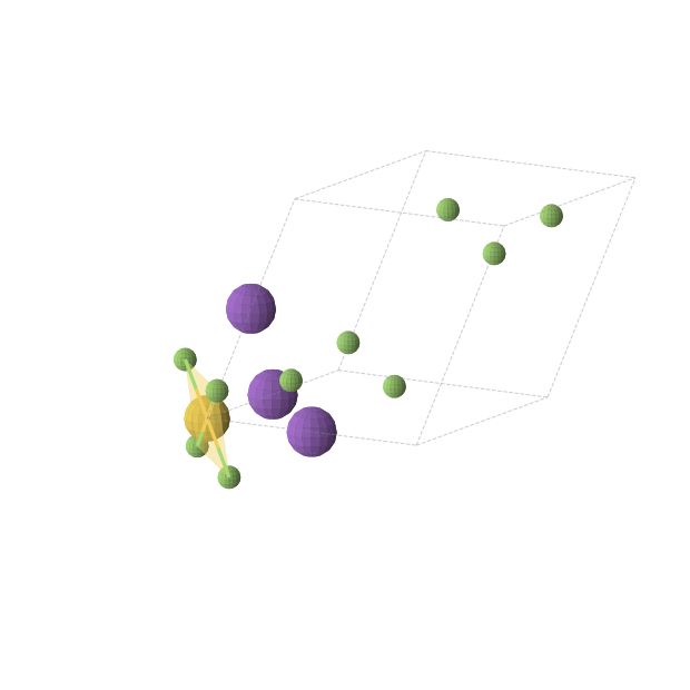 Crystal structure of K3AuF6 (triclinic, P-1 (No. 2))