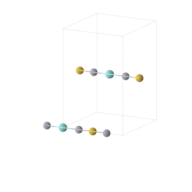 Crystal structure of Au1Hg2Y1 (orthorhombic, Immm (No. 71))