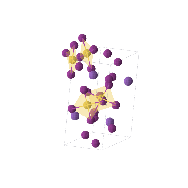Crystal structure of Au4I16K4 (monoclinic, P21/c (No. 14))