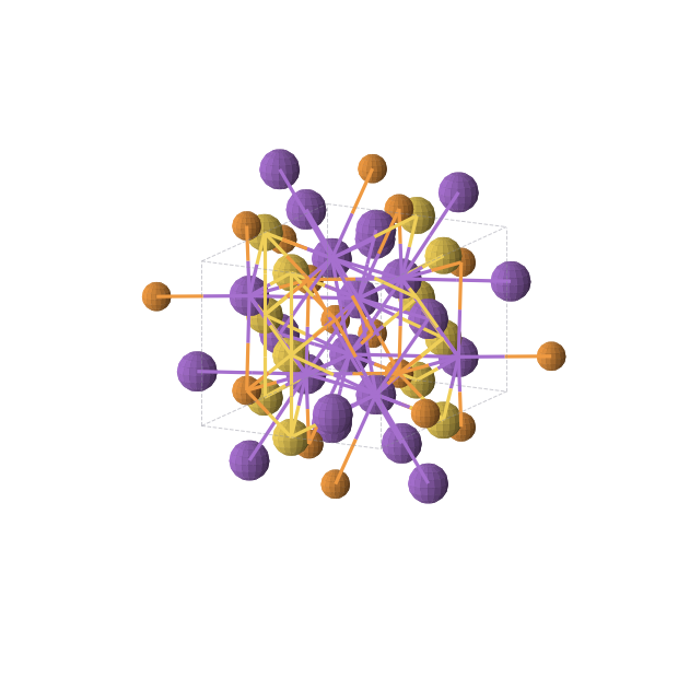 Crystal structure of AuK2P (orthorhombic, Cmcm (No. 63))