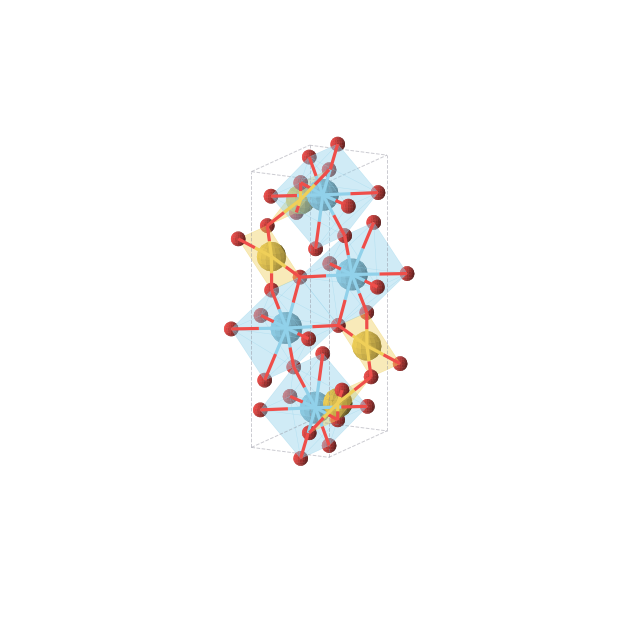 Crystal structure of Au4La4O12 (orthorhombic, Pbcm (No. 57))