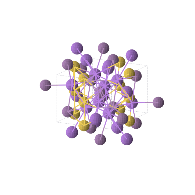 Crystal structure of Au1Na2Sb1 (orthorhombic, Cmcm (No. 63))
