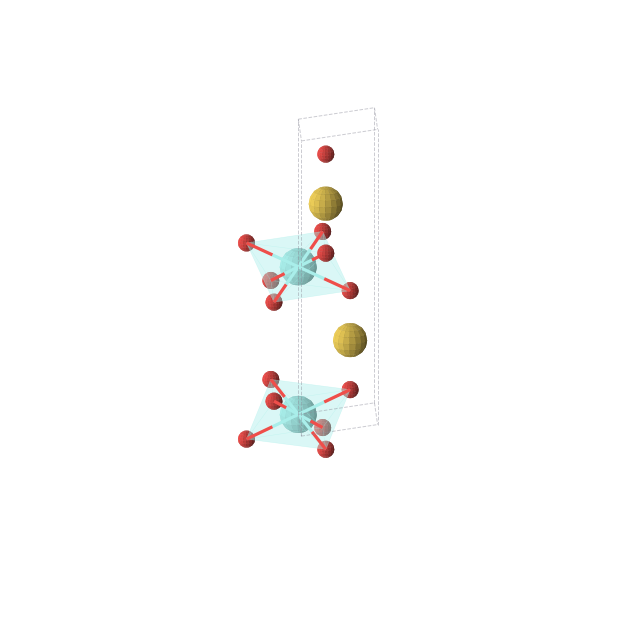Crystal structure of YAuO2 (hexagonal, P63/mmc (No. 194))