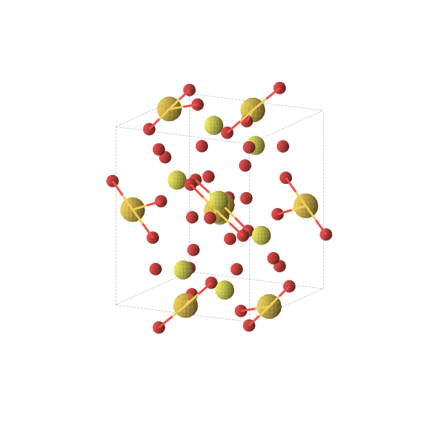 Crystal structure of Au8O32S8 (orthorhombic, Pbca (No. 61))
