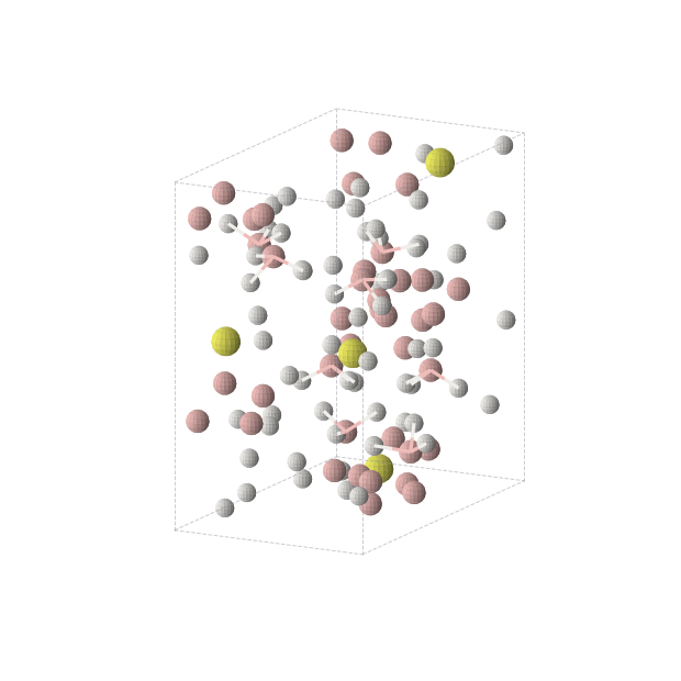 Crystal structure of H56B40S4 (orthorhombic, P212121 (No. 19))
