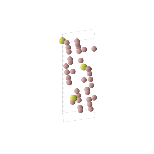 Crystal structure of B12S (trigonal, R3m (No. 160))