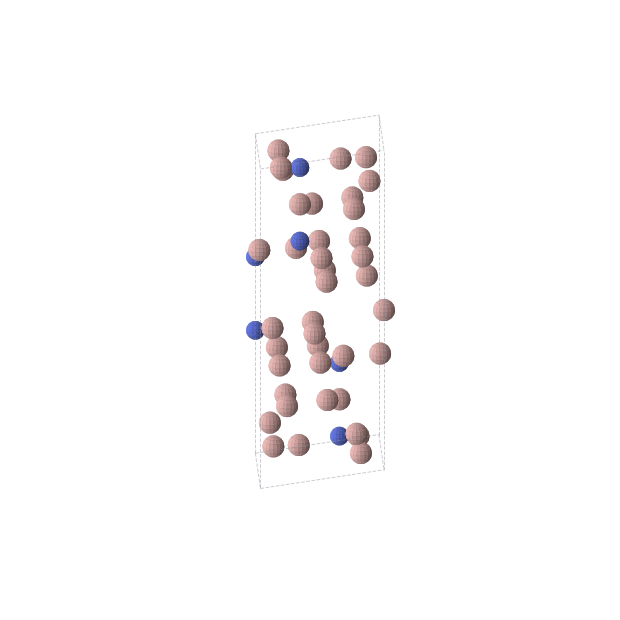 Crystal structure of B13N2 (trigonal, R-3m (No. 166))
