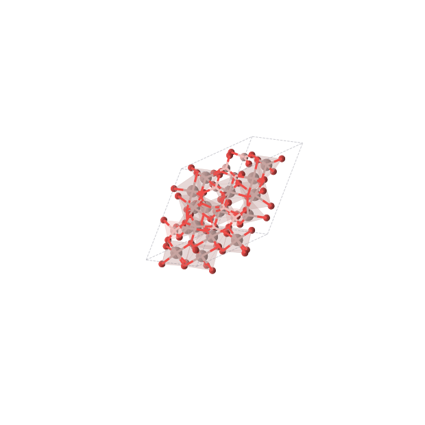Crystal structure of Ga4B2O9 (monoclinic, Cm (No. 8))