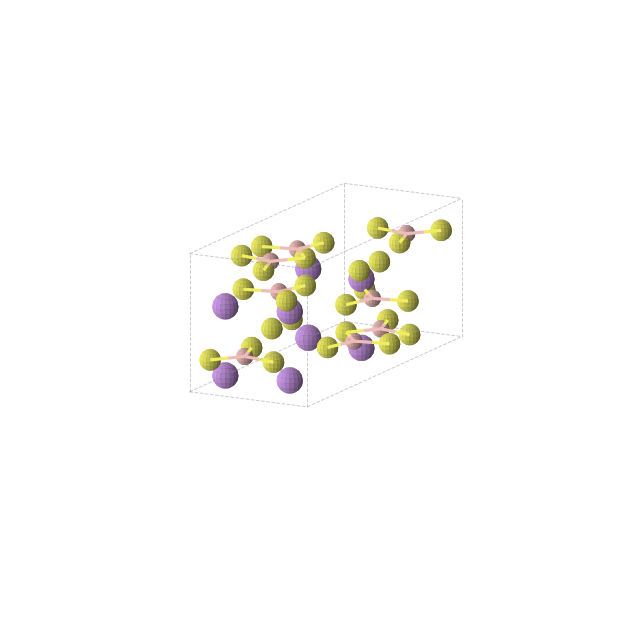Crystal structure of B4Li4S10 (orthorhombic, Cmcm (No. 63))