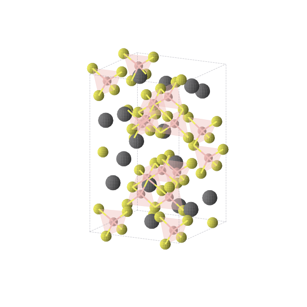 Crystal structure of B2Pb2S5 (tetragonal, P41212 (No. 92))
