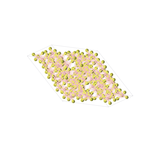 Crystal structure of B2S3 (tetragonal, I41/a (No. 88))