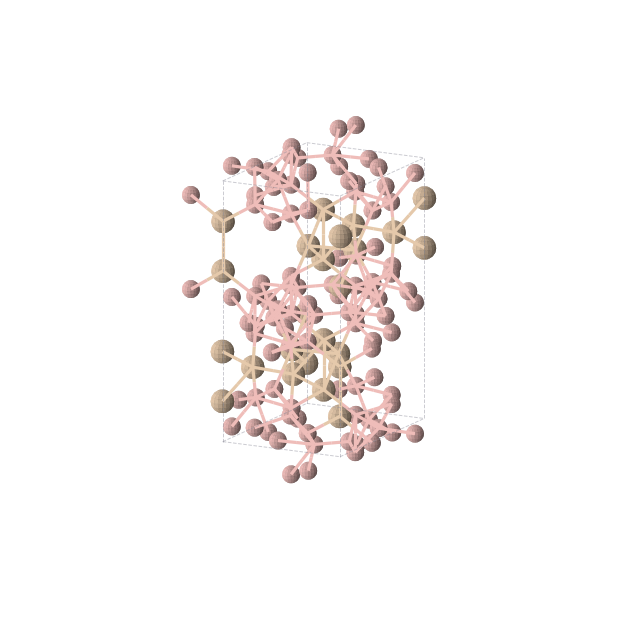 Crystal structure of SiB3 (orthorhombic, Imma (No. 74))