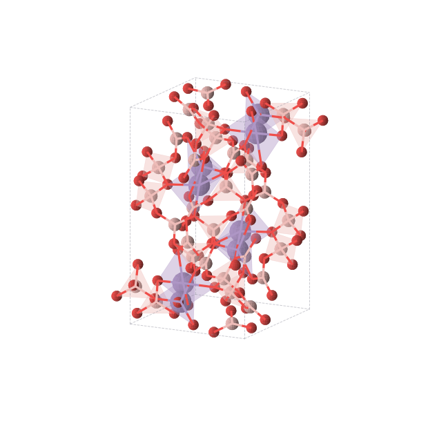 Crystal structure of B8Mn2O14 (orthorhombic, Pbca (No. 61))