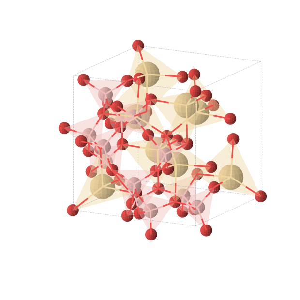 Crystal structure of Cd4B6O13 (cubic, I-43m (No. 217))