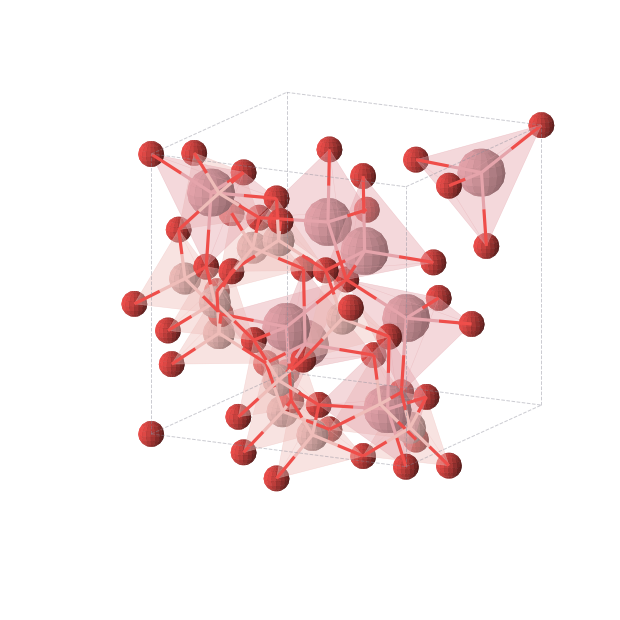 Crystal structure of Co4B6O13 (cubic, I-43m (No. 217))