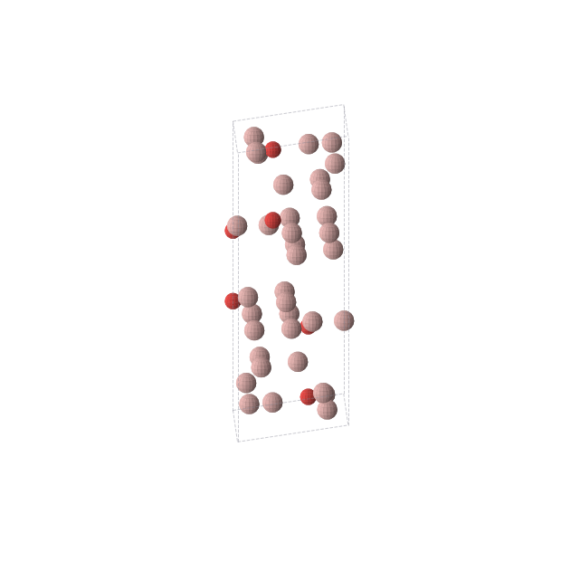 Crystal structure of B6O (trigonal, R-3m (No. 166))