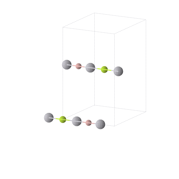 Crystal structure of B1Be1Pt2 (orthorhombic, Immm (No. 71))