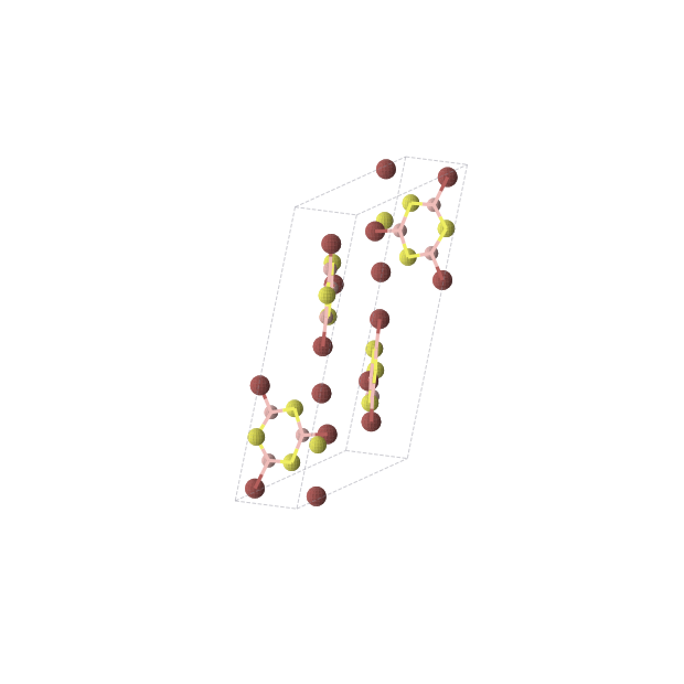 Crystal structure of BSBr (monoclinic, P21/c (No. 14))
