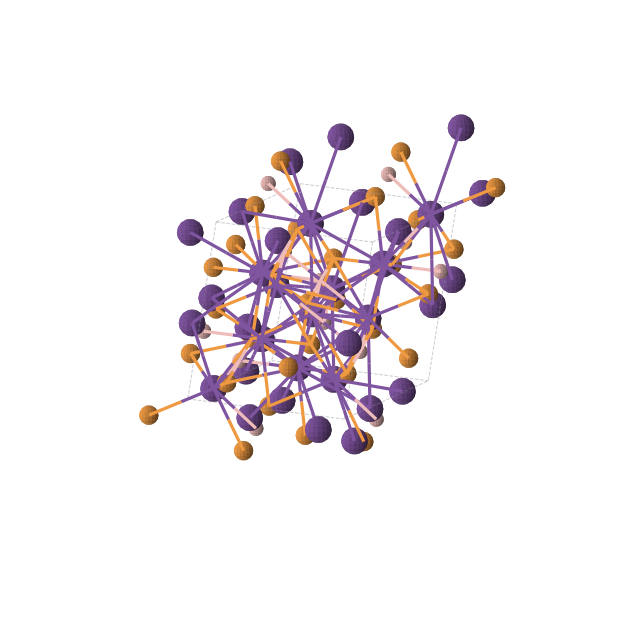 Crystal structure of B2Cs6P4 (monoclinic, C2/c (No. 15))