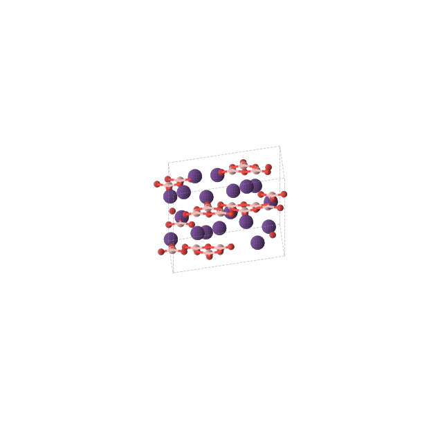 Crystal structure of BCsO2 (trigonal, R-3c (No. 167))