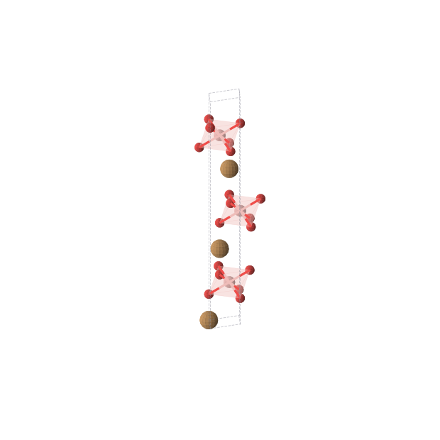 Crystal structure of B2Cu2O4 (tetragonal, I-42d (No. 122))