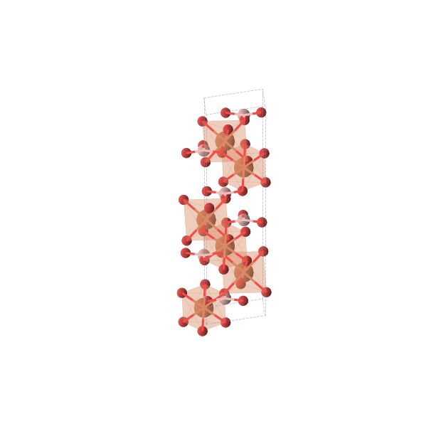 Crystal structure of FeBO3 (trigonal, R-3c (No. 167))