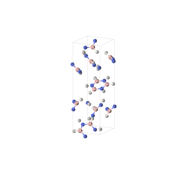 Crystal structure of BH2N (tetragonal, P43212 (No. 96))