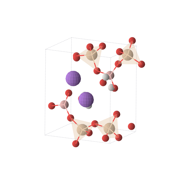 Crystal structure of B2H4Na2O14Si4 (monoclinic, P21 (No. 4))