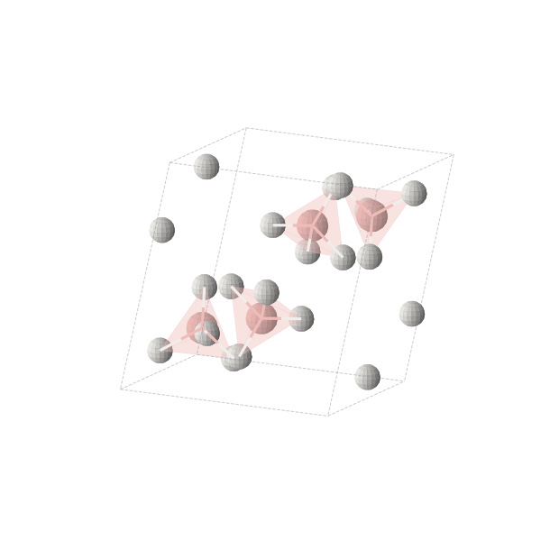 Crystal structure of BH3 (monoclinic, P21/c (No. 14))