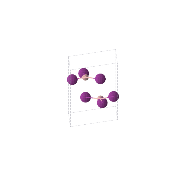 Crystal structure of BI3 (hexagonal, P63/m (No. 176))