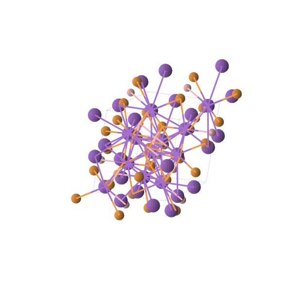 Crystal structure of B2K6P4 (monoclinic, C2/c (No. 15))