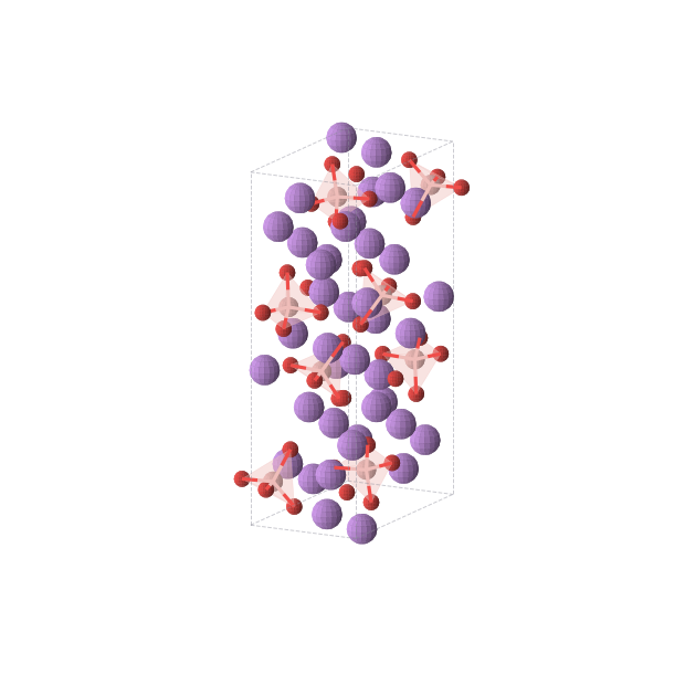 Crystal structure of Li5BO4 (orthorhombic, Pbca (No. 61))