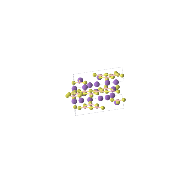Crystal structure of BNaS2 (trigonal, R-3c (No. 167))