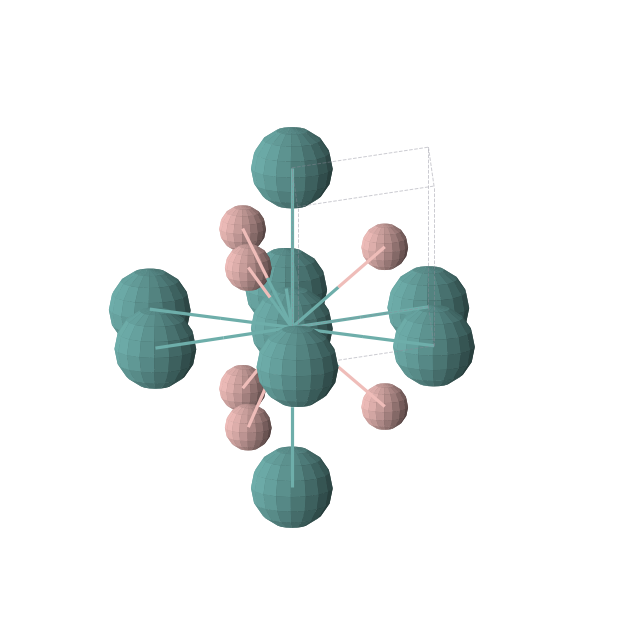 Crystal structure of TcB (hexagonal, P-6m2 (No. 187))