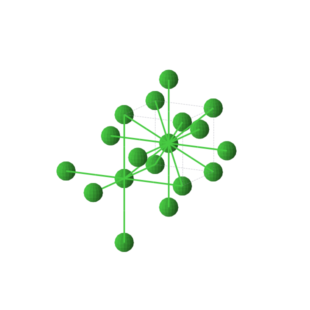 Crystal structure of Ba (cubic, Im-3m (No. 229))