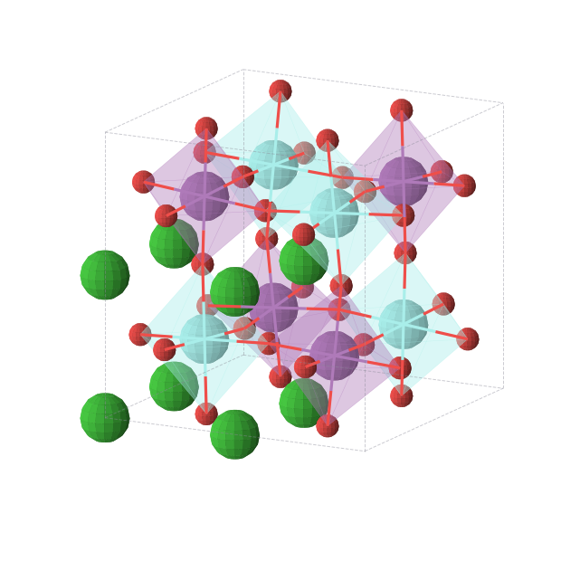 Crystal structure of Ba2BiO6Y (cubic, Pn-3 (No. 201))