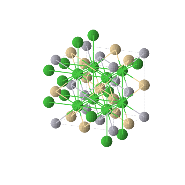 Crystal structure of Ba2Cd1Hg1 (cubic, Fm-3m (No. 225))
