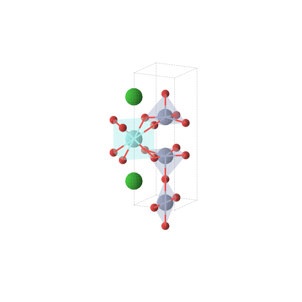 Crystal structure of Ba2YCr3O7 (orthorhombic, Pmmm (No. 47))
