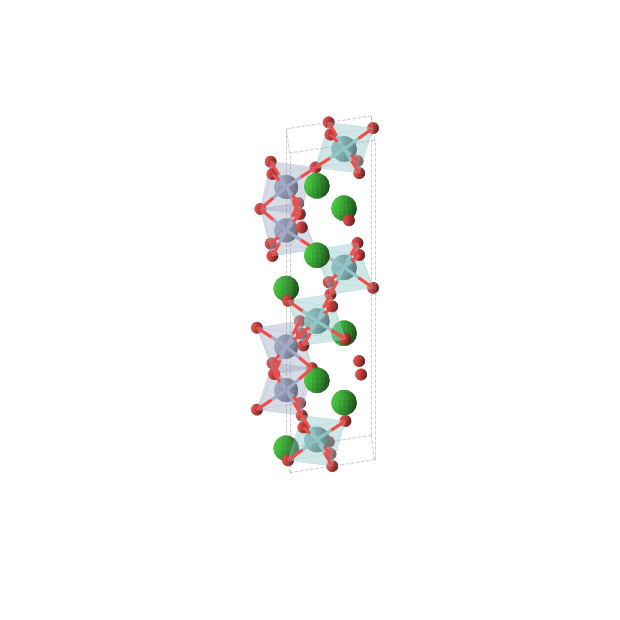 Crystal structure of Ba2CrNbO6 (hexagonal, P63/mmc (No. 194))