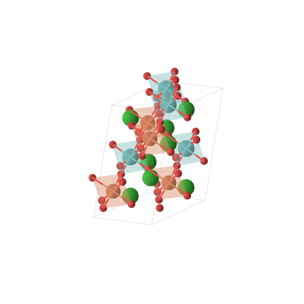 Crystal structure of Ba2FeMoO6 (monoclinic, C2/c (No. 15))
