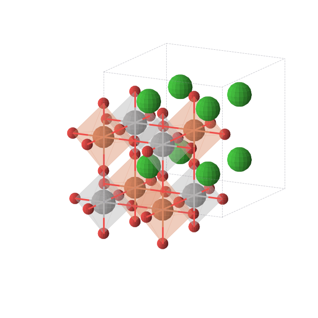 Crystal structure of Ba2FeO6V (cubic, Fm-3m (No. 225))