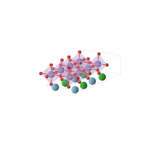 Crystal structure of Ba2La2Mn4O11 (orthorhombic, Cmmm (No. 65))