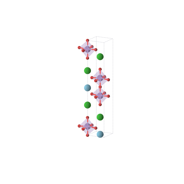 Crystal structure of Ba2LaMn2O7 (tetragonal, I4/mmm (No. 139))